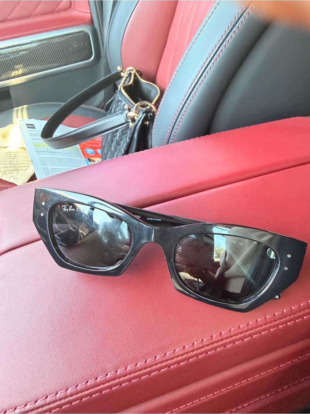 Ray-Ban Black Gloss Cat-Eye Sunglasses